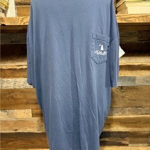 Local Boy Outfitters Short-Sleeve Pocket Tee in Slate Blue